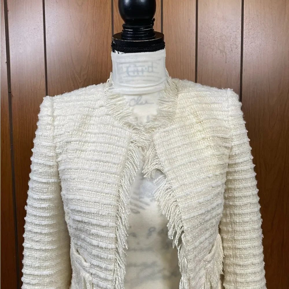 L'AGENCE Angelina Tweed Blazer size 2